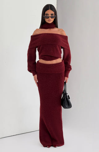 Andie Top - Burgundy