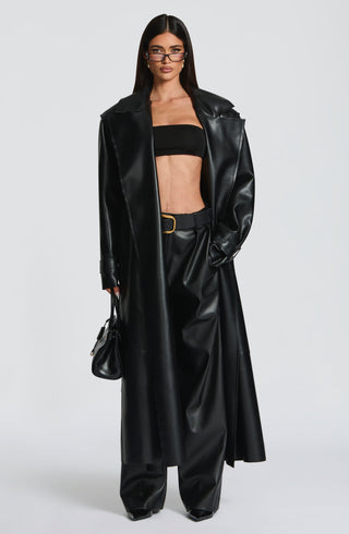 Bridget Trench Coat - Black