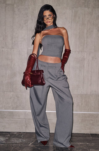 Kirsty Pants - Grey Marl