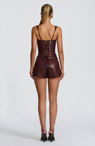 Liv Shorts - Burgundy