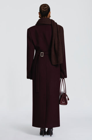 Talin Scarf - Plum Brown