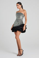 Francesca Silver Dress