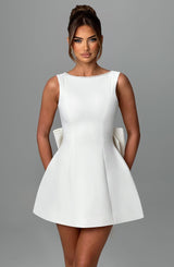Carrie_Mini_Dress_Ivory_Fiorefinesse